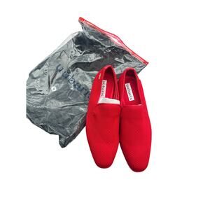 UUBARIS Mens Loafers Dress Shoes Slip On Tuxedo Suit Shoes-RED-Sz 8- New